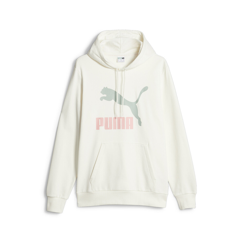 Puma Classics Logo Hoodie S Tr Mens White Casual Outerwear 53951865