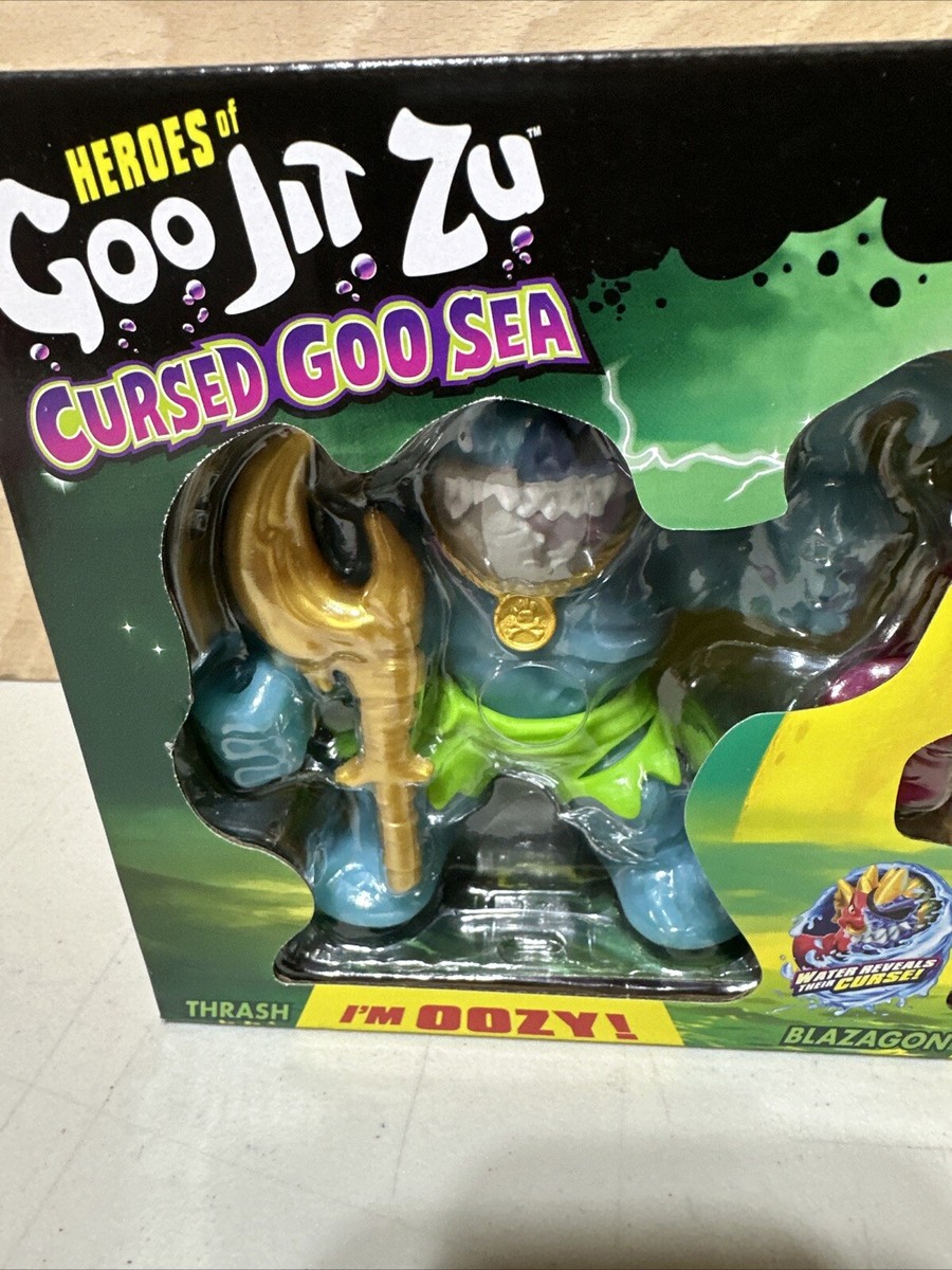 ジュスティス　クワッド Heroes of Goo Jit Zu Cursed Goo Sea Hero Squad 3 Pack Boxed New | eBay