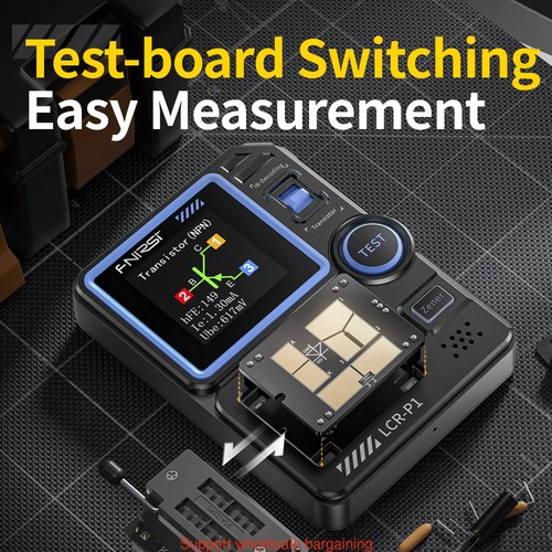FNIRSI LCR-P1 Transistor Tester Diode Triode Capacitance Meter LCR ESR MOSFET - Bild 7 von 15