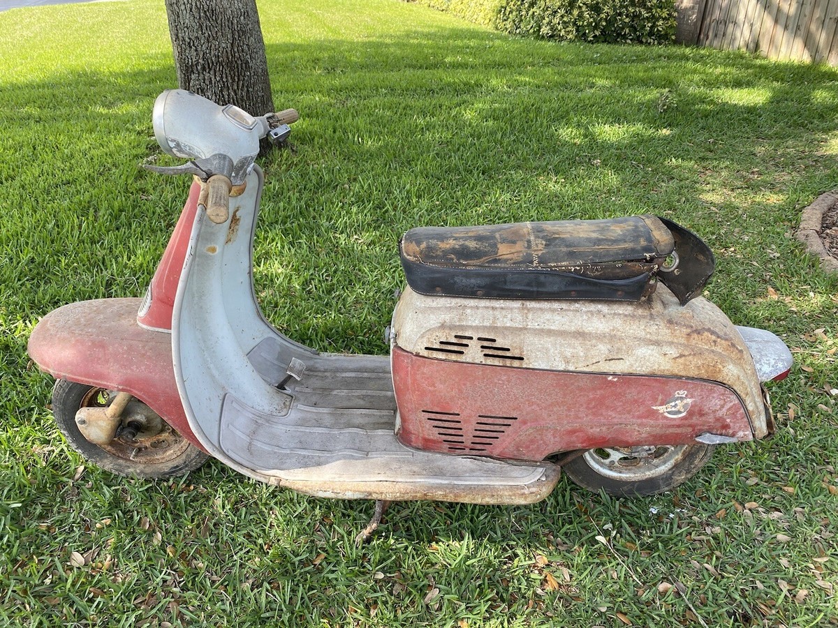 Barn Find Vintage Scooter Rex Monaco 1962 Vespa Capri Lambretta