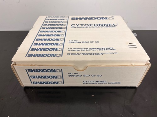 Shandon disposable 0.5mL Cytofunnel 5991040 (Box of 50) NEW NIB NOS, no caps!! - Picture 4 of 5