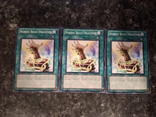 3X Nordic Relic Draupnir STOR-EN045 - Yugioh Yu Gi Oh! 3 Playset 1st Edition
