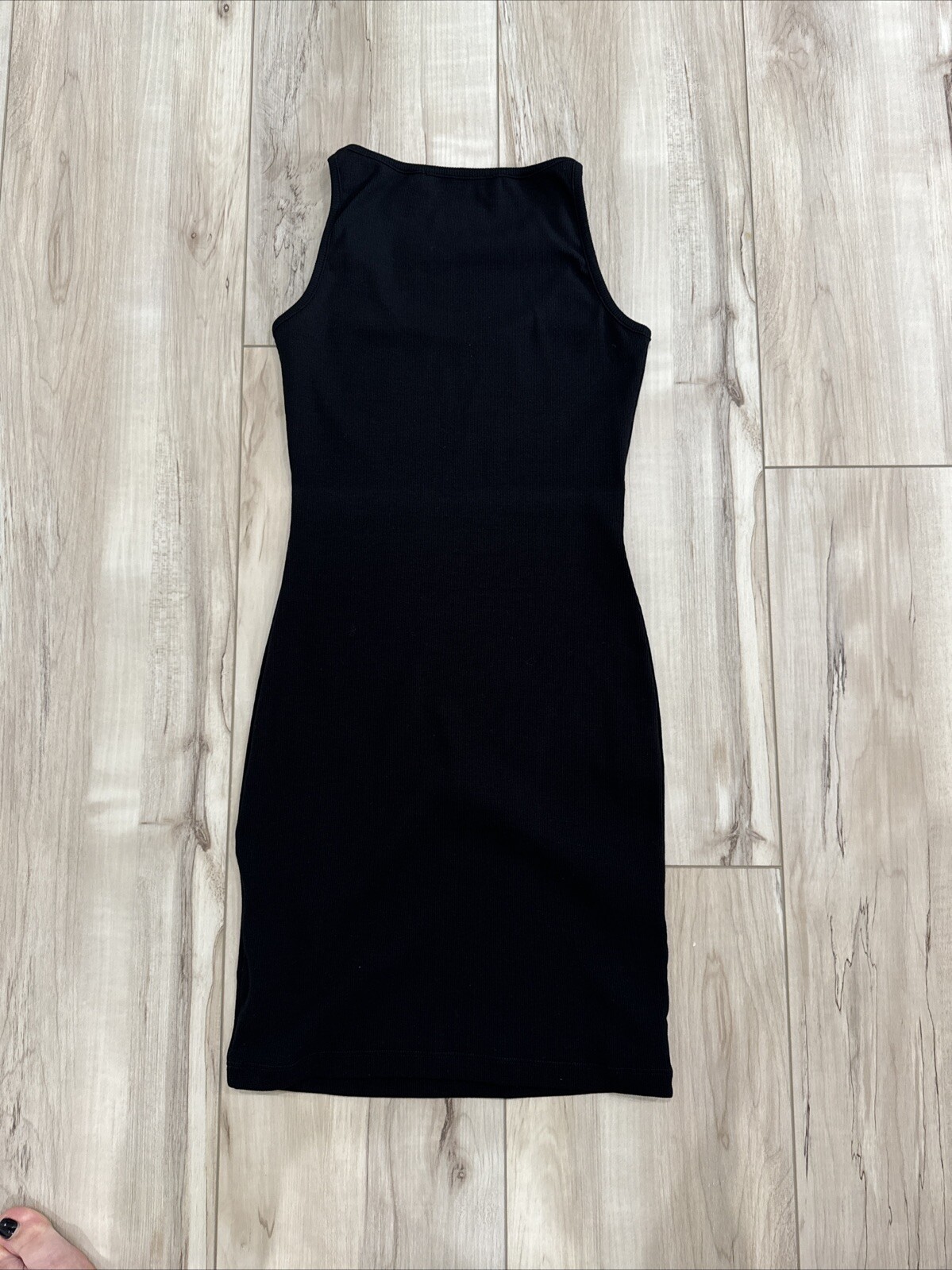 Off White Black Off Stamp Rib-Knit Basic Tank Dre… - image 6