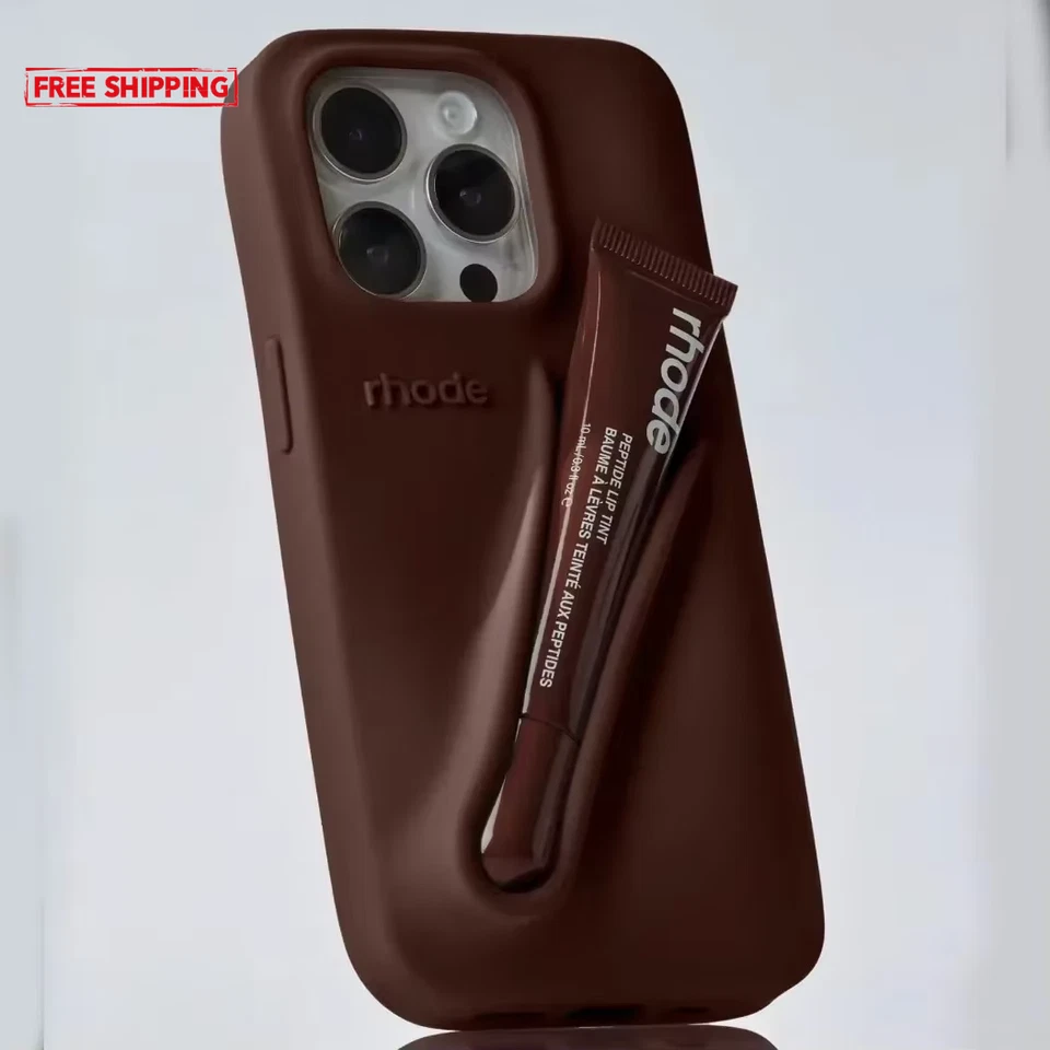 Funda de silicona suave con soporte para lápiz labial hágalo usted mismo edición de otoño para iPhone 16 15 14 13 12 Foto 4 de 4