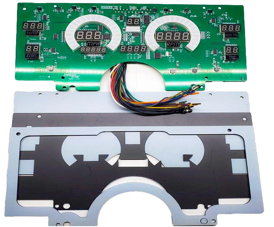 1984 - 1987 年别克富豪白色 LED 数字 (8) 规格簇带升压和时钟 — 第 3/4 张图片