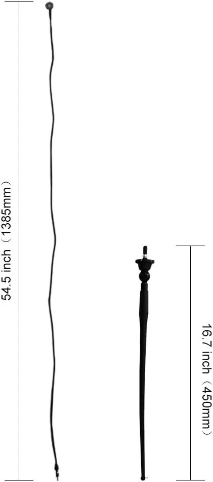 Herdio Waterproof Marine Antenna Rubber Duck Dipole Flexible Mast FM AM Antenna - image 4 of 4