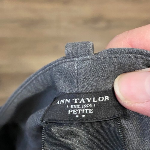 Ann Taylor Modern Fit Pants Size 8P Gray Bootcut Inseam 28"professional Business - Picture 4 of 10
