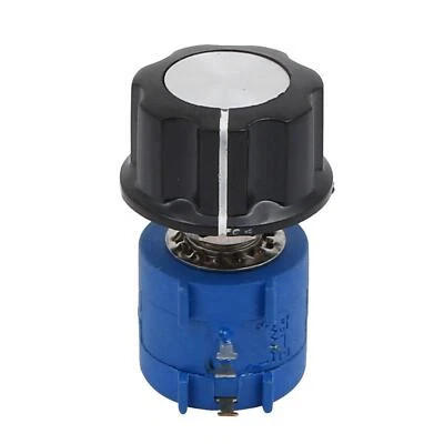 2K Ohm 2W Einzelnturn Autobon Potentiometer Drehkegel mit Drehknopf - Bild 1 von 2