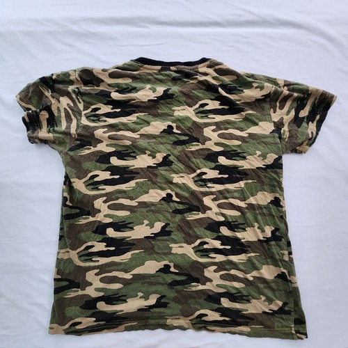 Eighty Eight Hustle Green Camouflage Short Sleeve Cotton T-Shirt Boys XL (18-20) - Picture 2 of 7