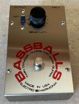 80's Vintage ELECTRO-HARMONIX BASSBALLS | Bass Envelope Filter Pedal Exec. Cond.