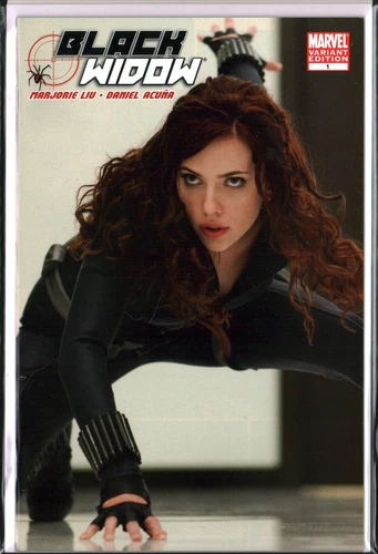BLACK WIDOW #1 Scarlett Johansson Photo VARIANT (2010) Marvel NM (9.4)