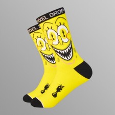 Pixel Drop Unisex Adult Design Fashion Novelty Colorful Socks Pack 57