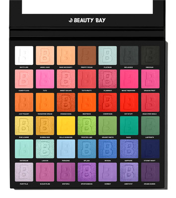 BEAUTY BAY Bright 42 Farbpalette - Rainbow Neon Funky Matte Shimmer Eyeshadow