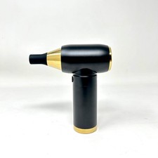 CROSSGUN Electric Cordless Mini Barber Strong Jet Turbo Fan Air Duster Black/Gol