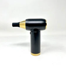 CROSSGUN Electric Cordless Mini Barber Strong Jet Turbo Fan Air Duster Black/Gol
