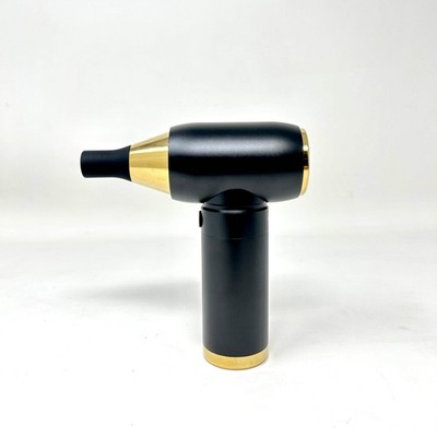 CROSSGUN Electric Cordless Mini Barber Strong Jet Turbo Fan Air Duster Black/Gol