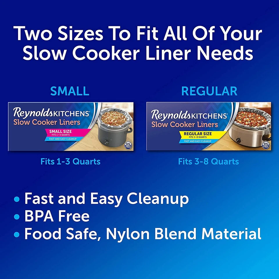 Kitchens Slow Cooker Liners, Regular (Fits 3-8 Quarts), 6 Count (Pack of 2) - Image 4 of 4