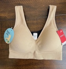 SPANX Black Barely Nude Beige Breast of Both Worlds Reversible Tank Comfort Bra