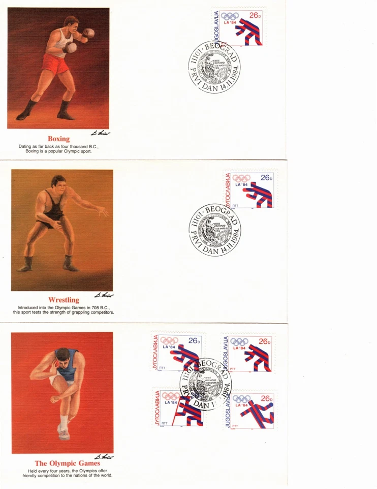 Olympic Games Sarajevo Yugoslavia 38 FDC - Image 3 of 4