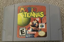 Mario Tennis (Nintendo 64, 2000) - Authentic N64 Cartridge, Tested & Working