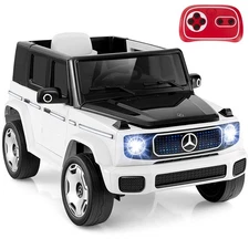 Licensed Mercedes-Benz EQG Kids Ride On Car w/ Remote Control Detachable Battery