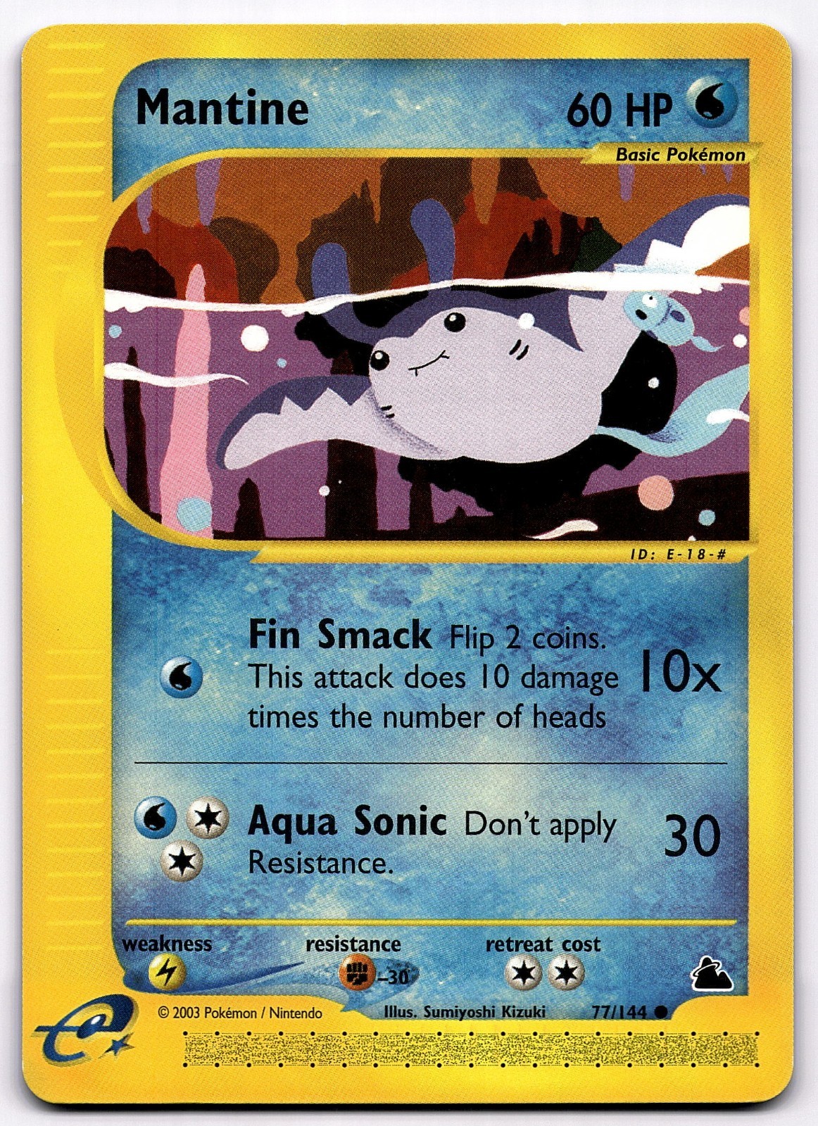 Mantine 077/144 - Skyridge -  Pokemon - LP