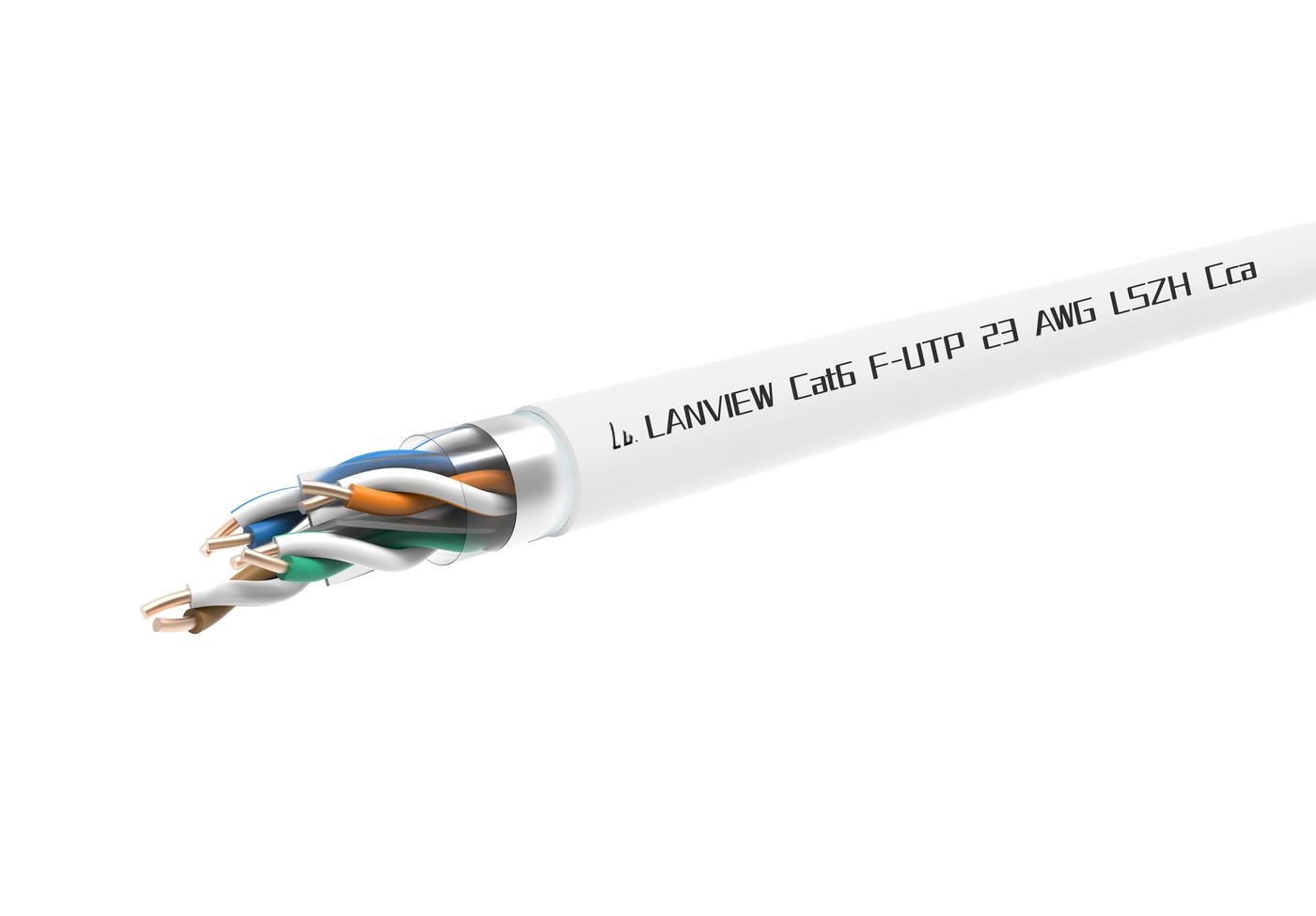 Lanview LVN122160 Cat6 F-UTP Network Cable - Image 2