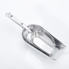 Metal Scoop Aluminium Flat Bottom Ice Food Choose Bar Home Multi-purpose Shovel