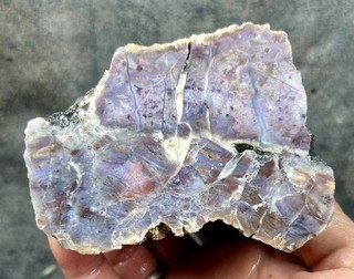 Burro Creek Purple Agate Faced Rough Arizona!