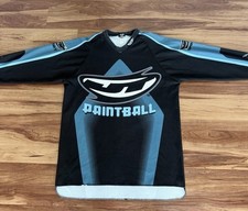 Maillot JT Paintball Homme Taille L Manches Longues Rembourré Coudes Noir/Gris/Blanc OG