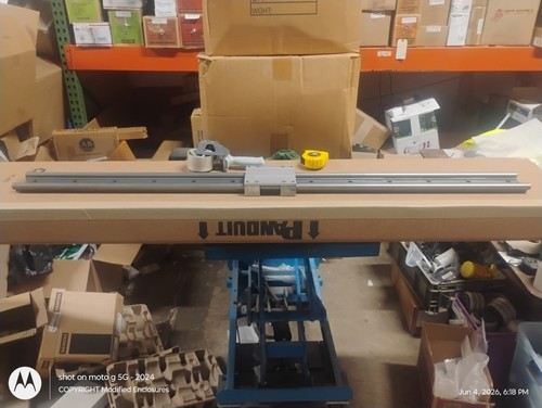 Linear Bearing double round guide rail 1500mm long x 100mm wide