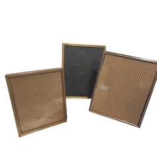 3 Vintage 8x10 Gold Ornate Metal Picture Fram...