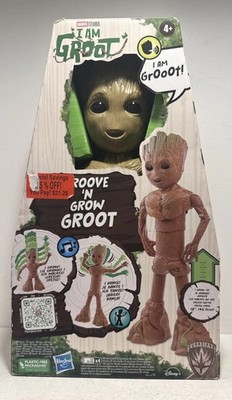 Marvel Studios I Am Groot Groove 'N Grow, 13.5  Interactive Action Figure NIB