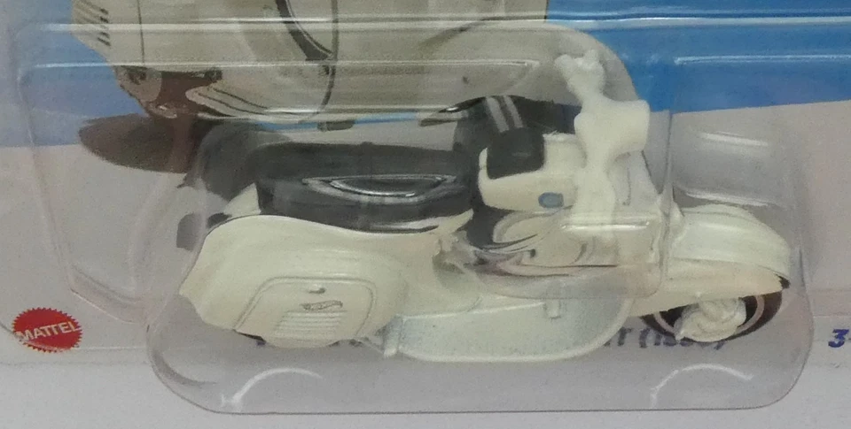 +++ NEU HOTWHEELS 177/250 - 1966 Vespa 90 SS Super Sprint (weiß) / HW Moto+++ - Bild 2 von 4