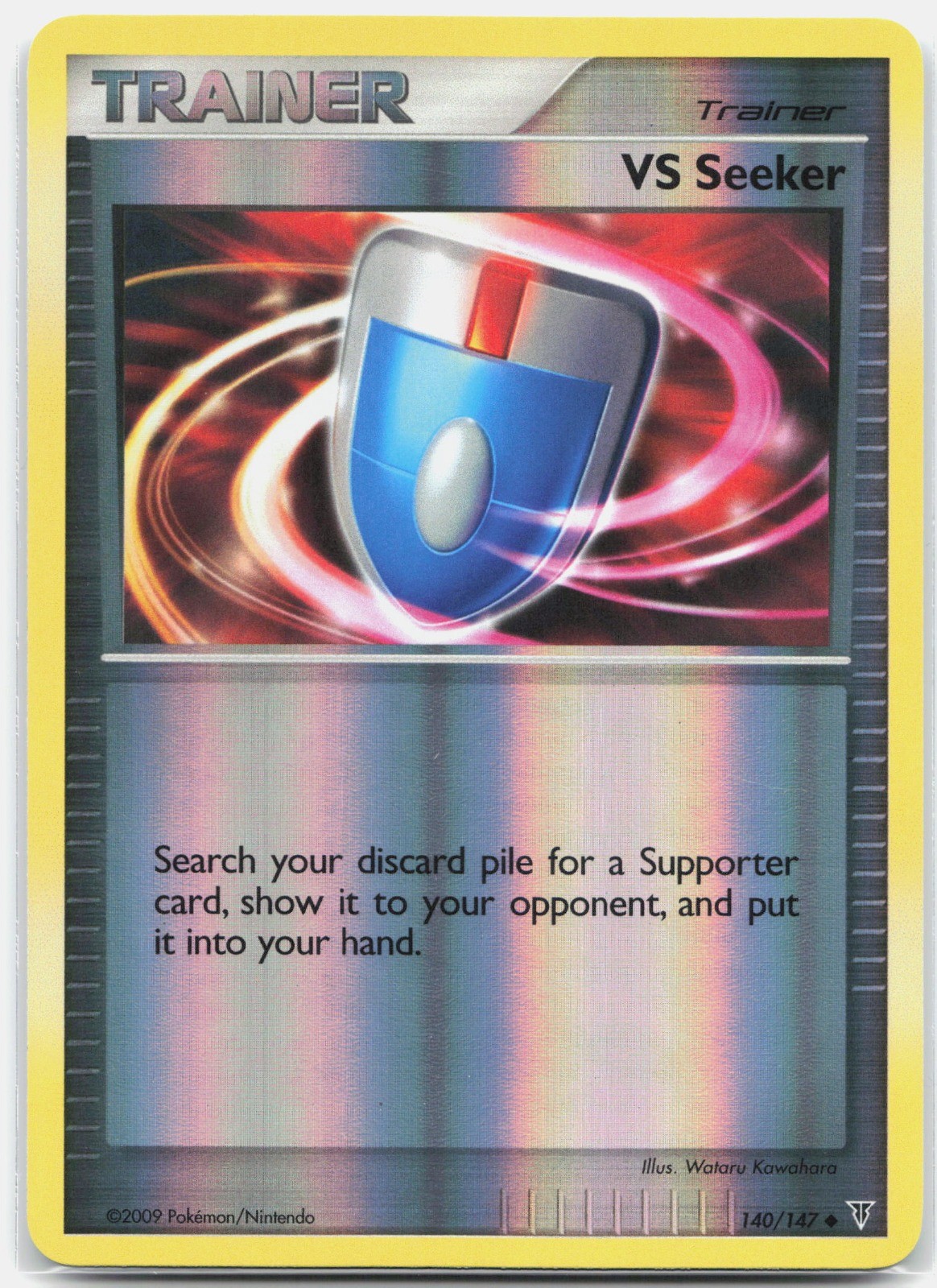 VS Seeker Uncommon Supreme Victors SV Trainer Reverse Holo 140 2009 NM