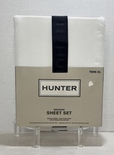 Hunter Brushed XL Twin Sheet Set White 3 Pcs