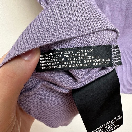 Ralph Lauren Women’s Sweater - Lavender - Size M - 100% Mercerized Cotton - Picture 8 of 9