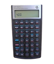 Hewlett Packard HP-10BII Plus Financial Calculator Great Condition Working