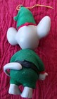 Vintage Jasco Merry Mice Mouse Flocked Christmas Ornament Hong Kong 1979 — photo 2