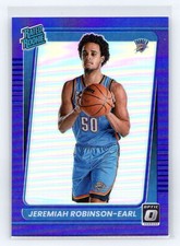 2021-22 Donruss Optic #170 Jeremiah Robinson-Earl Purple RC Thunder