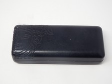 VERSACE MEDUSA BLACK LEATHER SUNGLASSES EYE GLASSES CASE