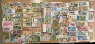 90 verschiedene Banknoten Geldscheine Aus aller Welt
