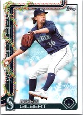 2025 Topps Holiday #H83 Logan Gilbert Mariners