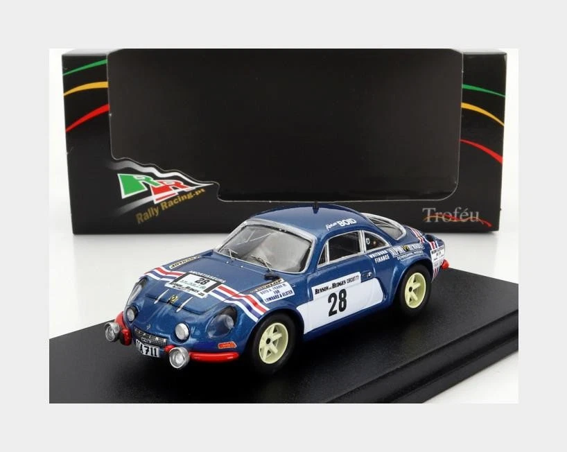 Miniature 1/43 Trofeu Renault A110 Alpine #3 - Rallye Tap 1968 - NEUVE