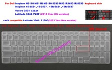 Keyboard Cover Skin For Dell Inspiron N5110 M511R M5110 M531R-5535 Vostro 2521