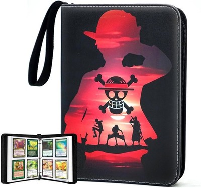 400 Pockets Trading Card Binder for One Piece Cards,Portable Waterproof Card Sto