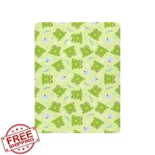 CHUROUSY Crib Sheet Green 39x27 Inch