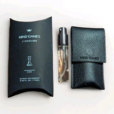 Mind Games J'ADOUBE Extrait De Parfum Travel Spray 7.5 ml & Black Leather Case