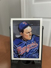 1990 Bowman Nolan Ryan Art Card Insert - Texas Rangers