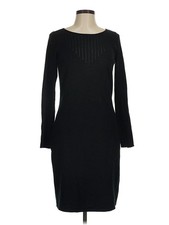 Chaps Women Black Casual Dress M